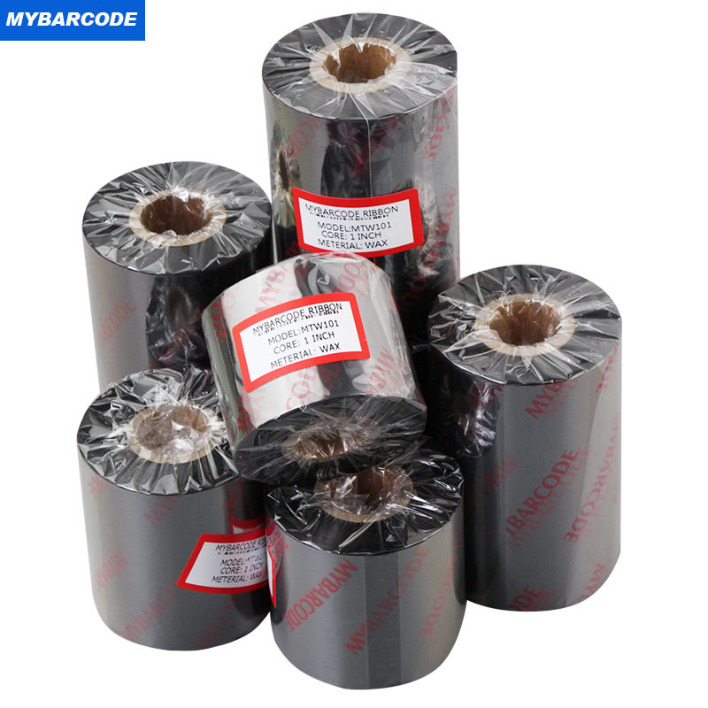 蜡基碳带50d 60 70 80 90 100 110mm 300m条码打印机标签色带墨带