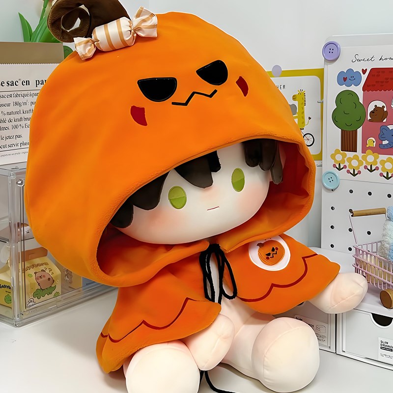 娃衣40cm魔法幽灵斗篷40厘米棉花娃娃衣K服无属性玩偶万圣节替换