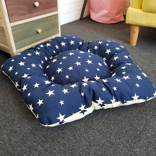 泰迪狗窝垫猫咪垫k狗狗五角垫子 秋冬加厚棉垫耐咬猫窝垫子可拆洗