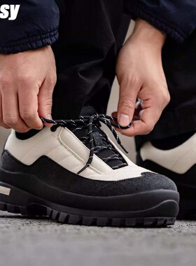 Bossy户外时尚复古男士徒步鞋加厚底增高耐磨防滑运动休闲登山鞋