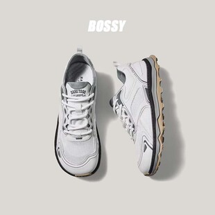 透气网面时尚 男鞋 休闲鞋 户外复古板鞋 耐磨防滑运动鞋 Bossy男士