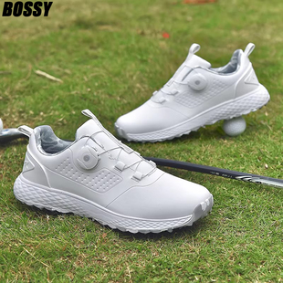户外防水防滑旋转纽扣男鞋 德国男士 休闲运动鞋 高尔夫球鞋 户外时尚