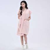 弥菲跨境浴巾裹全身可穿式 浴袍女成人洗澡吸水速干连帽大浴裙