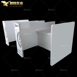 非现金业务台农业银行经理办公桌金融中心理财签约桌烤漆开放柜台