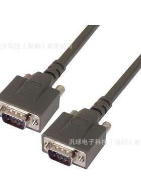 L-COM CPMS9MM-2.5 大功率D-sub线缆连接器 DB9公头/公头 现货