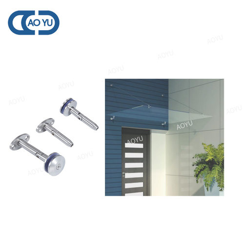 厂家直销304不锈钢室外遮阳雨棚固定连接件 遮雨幕墙拉杆固定配件