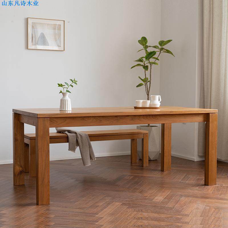 北欧简约中古复古黑胡桃樱桃木长桌长方形工作台大餐桌饭桌,电子元器件市场,电线扎带/束线带,淘宝优惠券,粉丝福利购,淘宝优惠卷