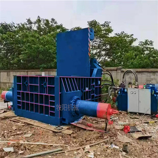 Y81-315金属液压压块机卧式铁刨花液压压块机小型铝屑液压压块机