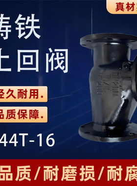 旋启式止回阀H44T-16铸铁法兰止回阀逆止阀DN50 DN80