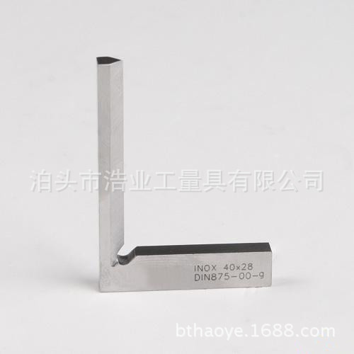 微型刀口角尺 单边90度平面刀口角尺 DIN875/00 不锈钢角尺图片