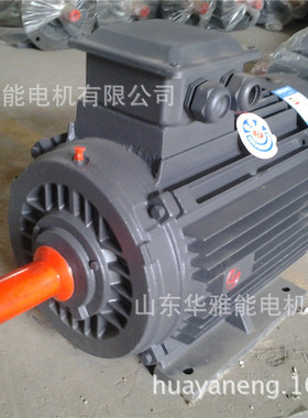 华雅能BM-200L-4-30KW电机替代衡水电机自扇冷铝风叶 塑料风叶