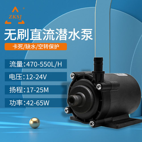 仪器设备循环散热泵低压直流泵高扬程水泵水陆两用泵DC55K