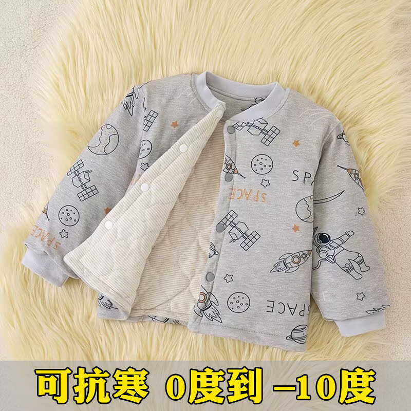 儿童秋冬季保暖外套夹棉秋冬