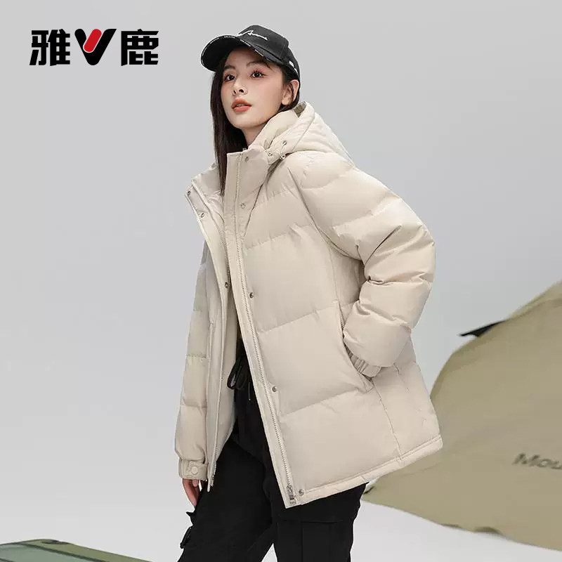 短款羽绒服女时尚宽松小个子外套