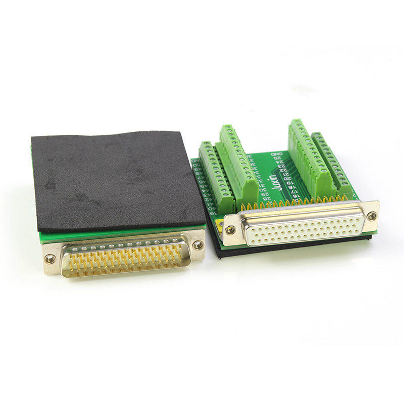 纯铜DB50免焊 50针接头无需焊接db50公头母头转接板接线端子柱