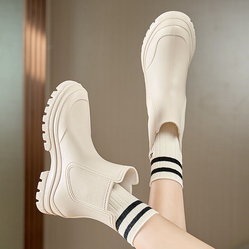 2024韩版新款女士雨鞋短筒水鞋防滑防水J成人雨靴女款厨房胶鞋套