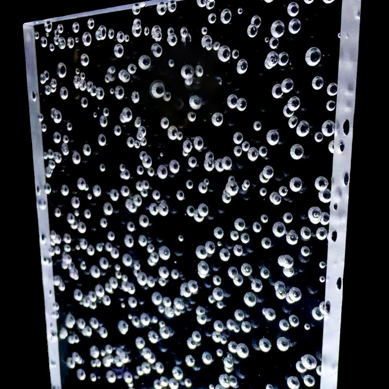 透明亚克力板气泡板隔断屏风灯饰导光板艺术有机玻璃装饰材料定制