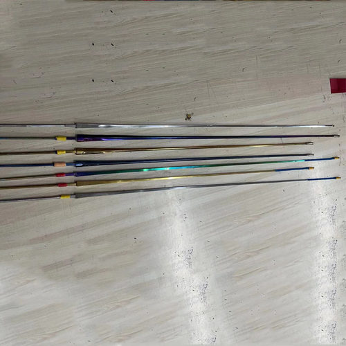 击剑儿童重剑条成人重剑条电动剑条防锈金色彩色比赛训练重剑条