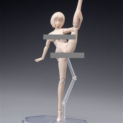 现货 86TOYS &龙山金属 1/12 半包胶女素体 T86-ST01-04可动人偶