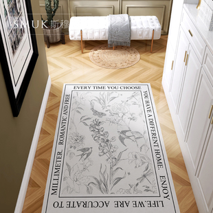 加厚地贴纸防水防滑耐磨自粘玄关浴室卧室厨房瓷砖地板贴图案定制