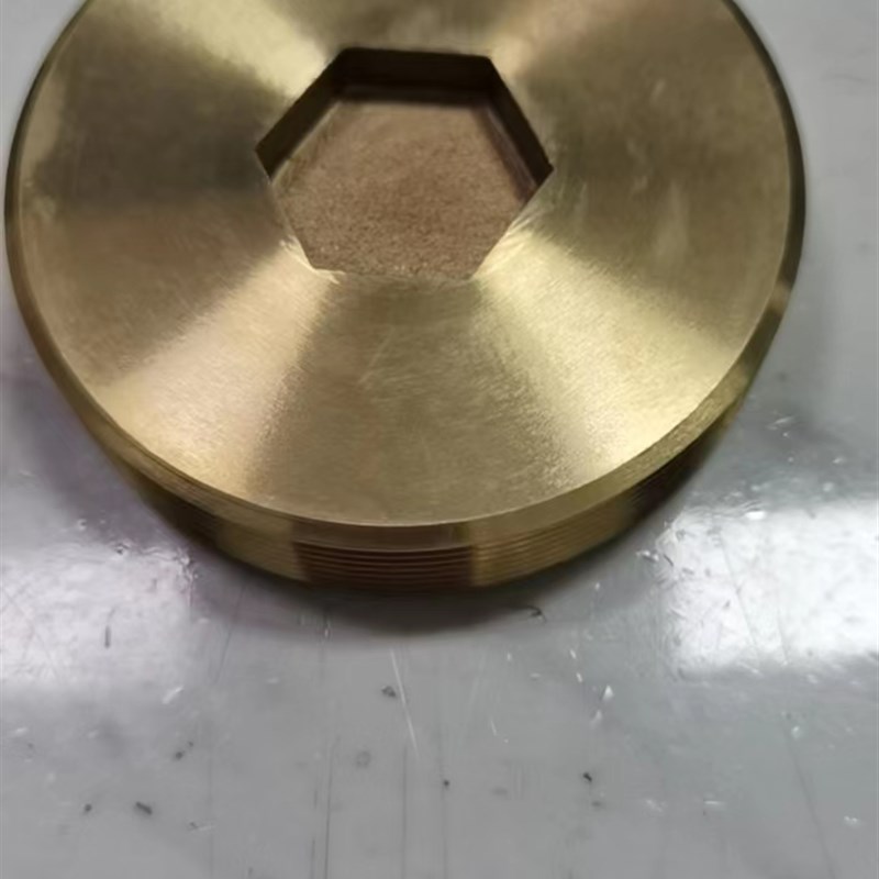 铜接头铜内六角堵头铜油塞  3寸   DN80