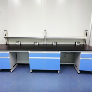 实验室试剂架铝玻试验实验台工作台钢木边台化验室置物架实验桌