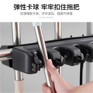落地拖把架扫把架挂放墩布置物架收纳整理挂钩清洁工具固定架子
