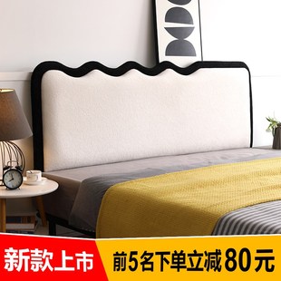 中古风床头软包靠背床上靠背枕靠背垫榻榻米无床头大靠背软包防撞