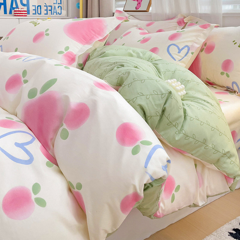 ins风全棉小清新被套单件印花学生宿舍单人150*200标准200*230,床上用品,被套,淘宝优惠券,粉丝福利购,淘宝优惠卷