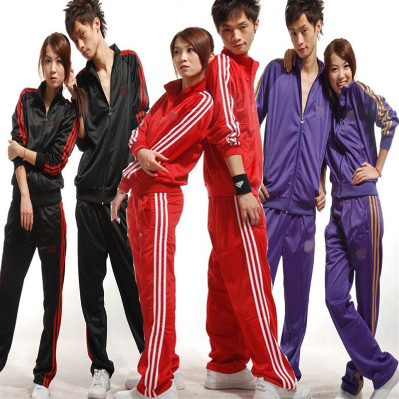 男女秋冬套装韩版运动健身服青少年情侣装学生校服初高中蓝球训练