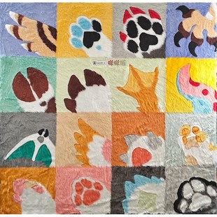 5cm咩咩毛布 毛感好透气轻薄 兽装毛布 兽偶毛布 门幅1.6m