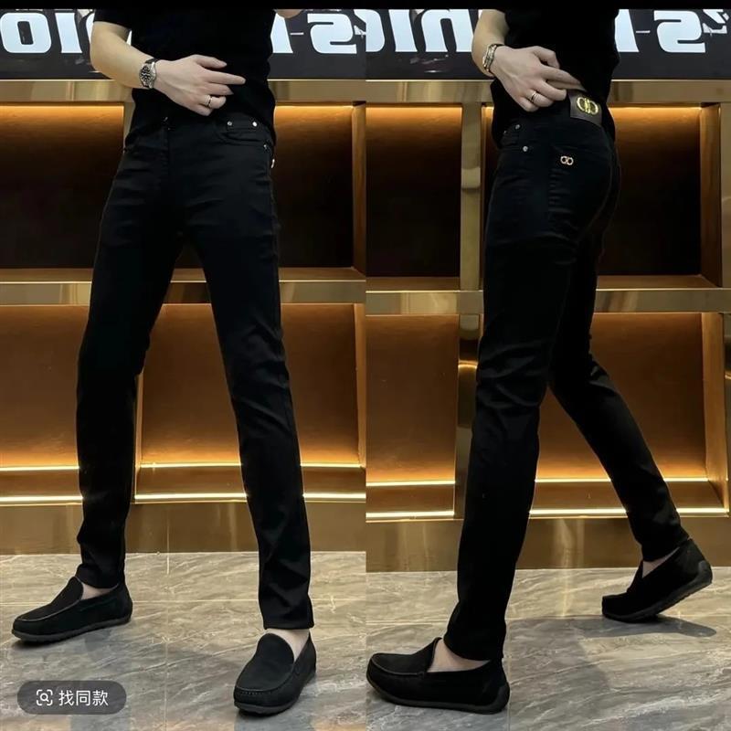 师凯服饰bAmphelisia早秋男士英伦风多色牛仔w裤大气显瘦小脚牛仔