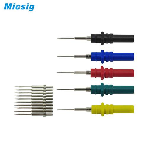Micsig麦科信MS-A-007汽车维修刺针针刺套装组 多用途φ4香蕉插孔