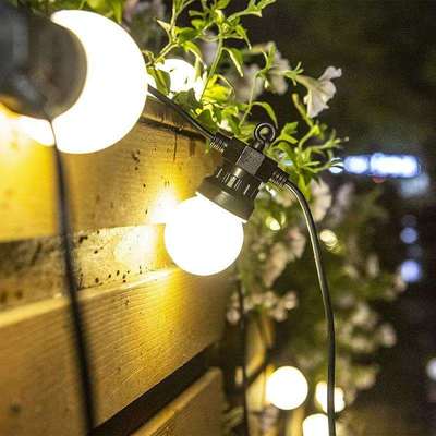 G50灯泡大灯球串太阳能户外露营防水led小灯串装饰庭院节日低压灯