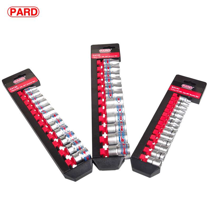 PARD多功能齿形套筒组 家用套筒组合批头旋具小套筒棘轮扳手套筒