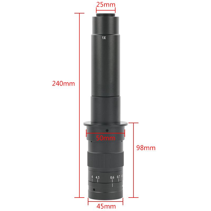 300X 300倍光学镜头单筒工业显微镜数码CCD相机镜头C CS