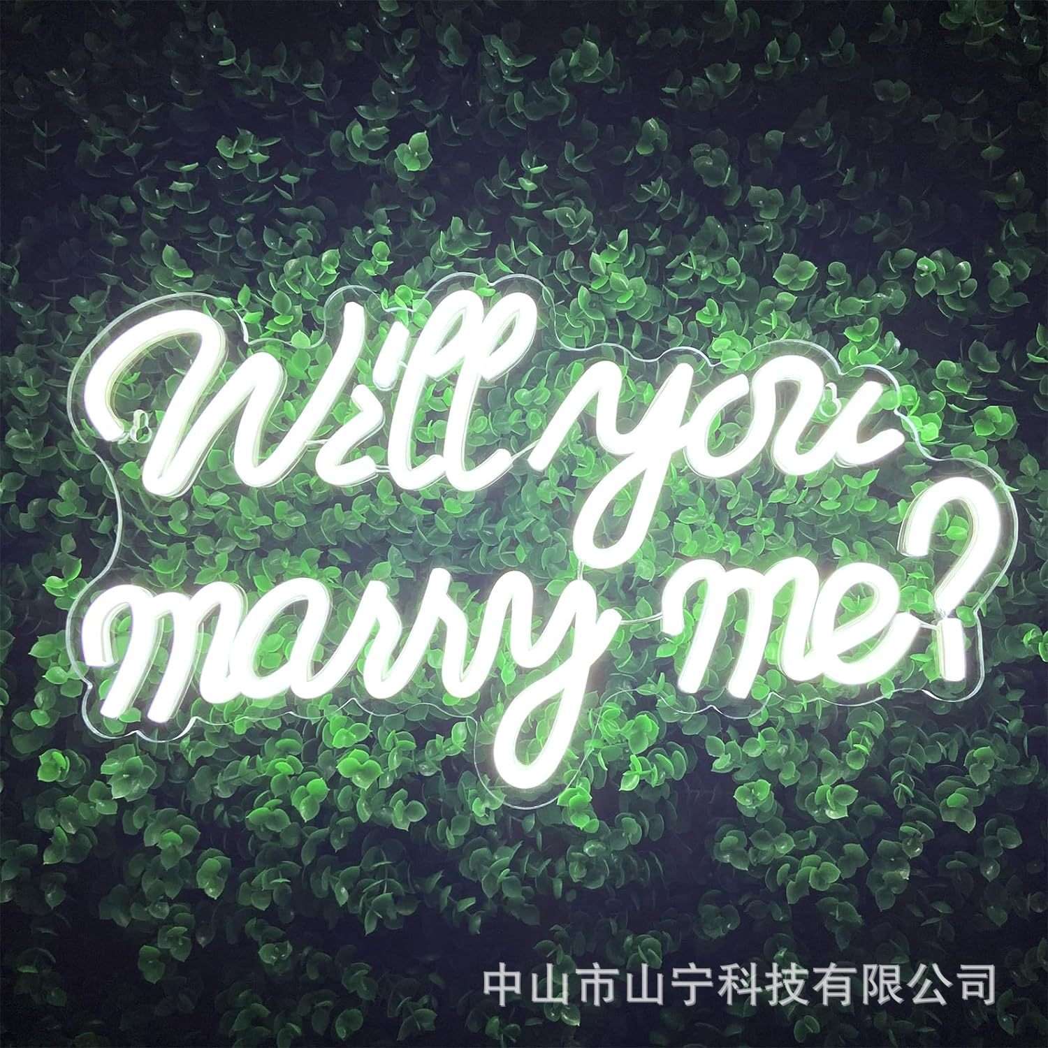 亚马逊Temu外贸跨境工厂直发marry me求婚装饰灯霓虹灯热销爆品