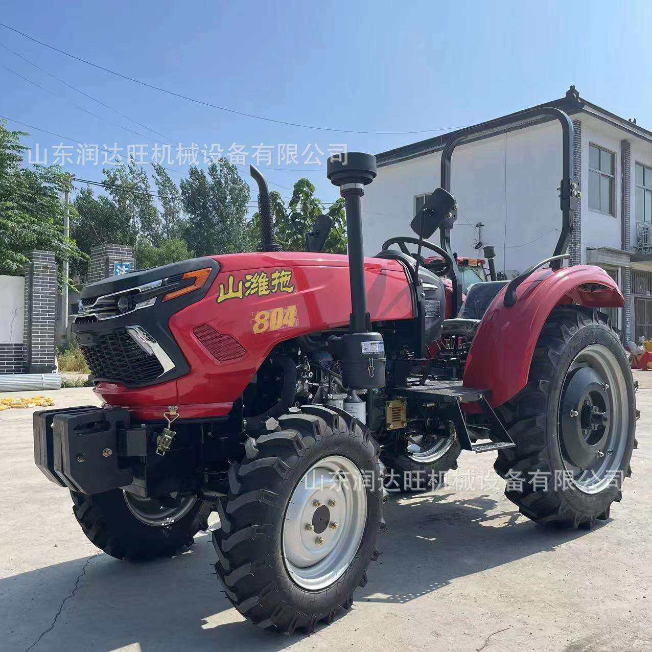 水稻田耕地80马力四驱拖拉机 904农业耕种开沟起垄机 省油拖拉机
