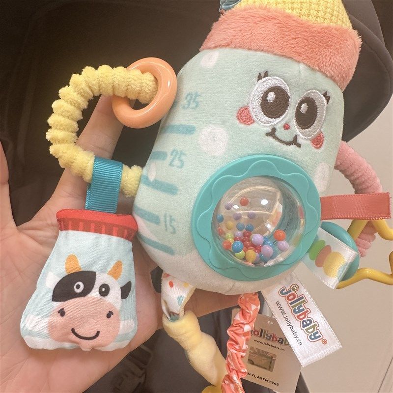 婴儿车挂件奶瓶拉j振推车摇铃宝宝安全座椅安抚玩具车载后排0-1岁,玩具/童车/益智/积木/模型,床铃/床挂,淘宝优惠券,粉丝福利购,淘宝优惠卷