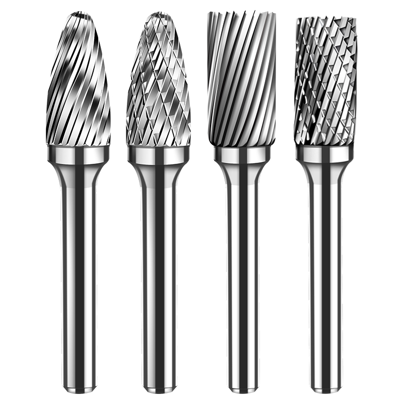 硬质合金旋转锉刀钨钢合金磨头ACF型电磨金属N打磨头6mm旋转挫套