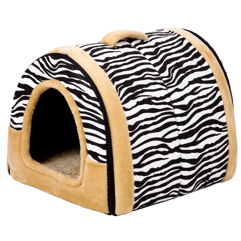 狗窝冬季保暖封闭房子狗屋猫屋拆洗小中大型犬猫窝泰Z迪别墅冬季