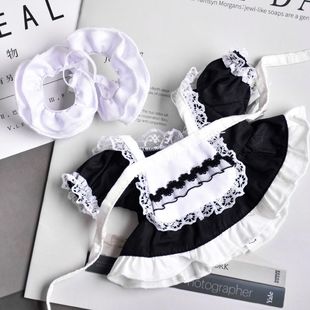 娃衣棉花a娃娃20厘米通用女仆裙套装 耶诞节春节送女孩礼物同学生