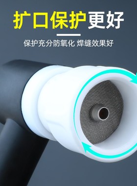 氩弧焊枪瓷嘴g配件WP-18水冷焊枪头配件金银钛专用26扩口瓷嘴白色