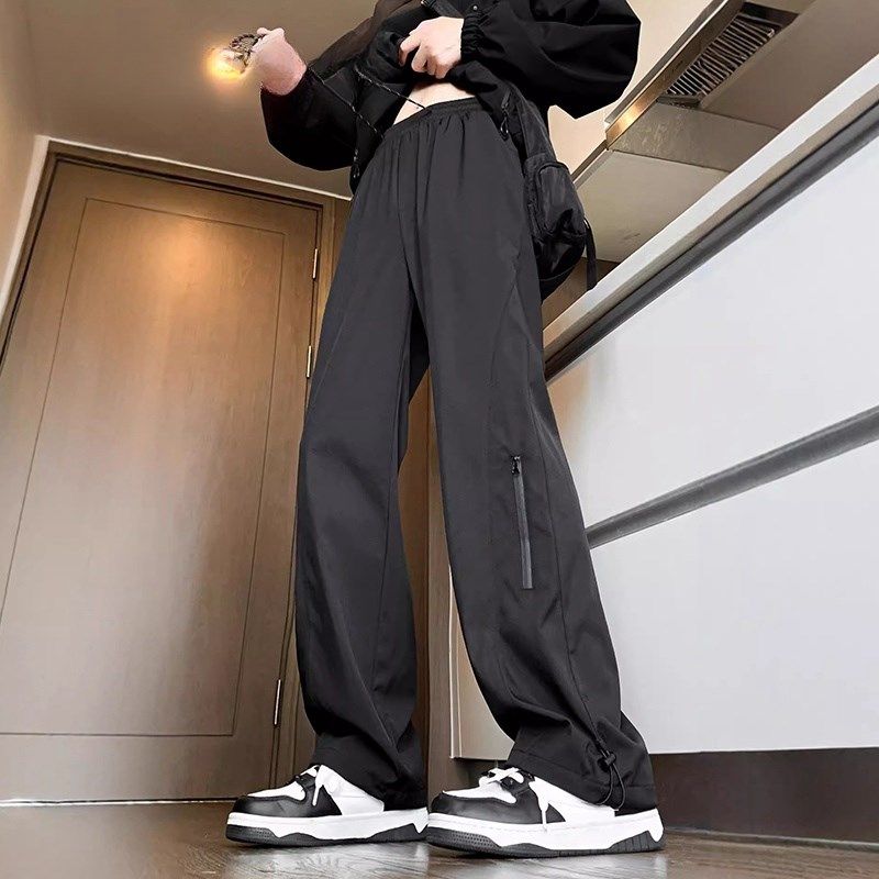 冲锋休闲裤子男机能2q025登山防泼水防风工装裤秋季新款直筒裤