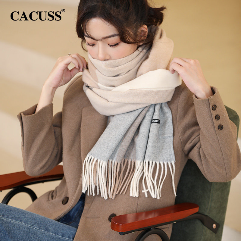 围巾秋冬季女士毛毯保暖舒适围脖韩版外搭时N尚披肩高档生日礼盒