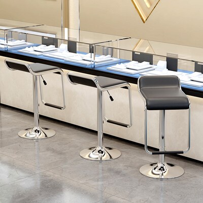 吧台椅子眼镜店手机珠宝店柜台椅子升降旋转凳子商用前台转椅高脚