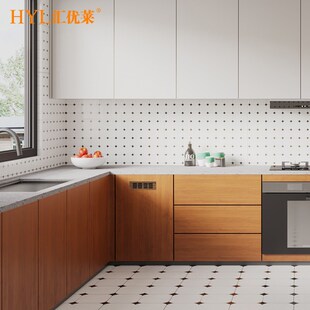 汇优莱橱柜装 饰盖仿榆木纹柜门通风散热气孔网厨房柜透气板