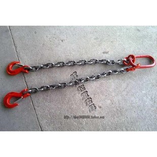 品索具吊套吊环挂钩起重双新款 订制铁链吊具腿吊 链条链可成吊