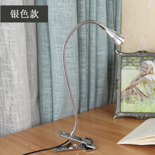 LED软管夹子射灯阅读学习卧室床头灯1W3W明装 射灯柜台珠宝夹子灯