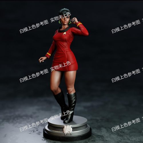 星际迷航乌胡拉中尉白模雕像